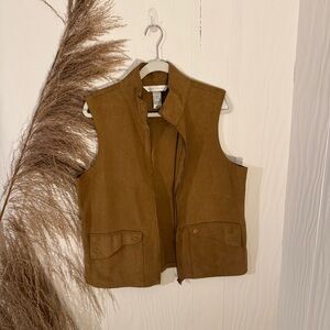suede vest